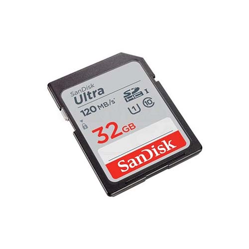 کارت حافظه SDXC سن دیسک مدل Ultra کلاس 10 استاندارد UHS-I U1 سرعت 120MBps ظرفیت 32 گیگابایت