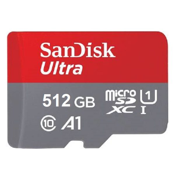 کارت حافظه microSDXC سن دیسک مدل Ultra A1 کلاس 10 استاندارد UHS-I سرعت 120MBps ظرفیت 512 گیگابایت