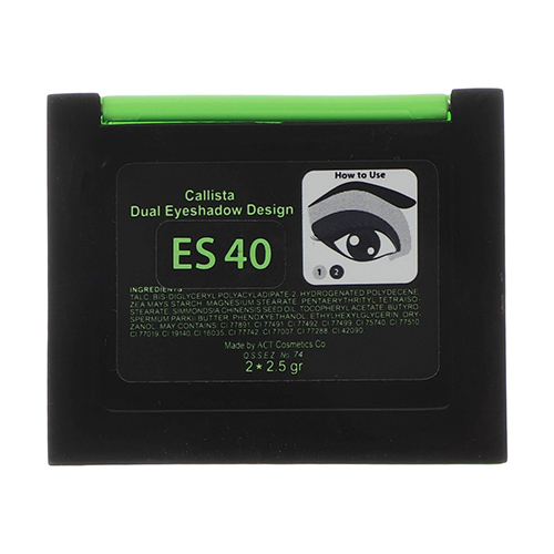 سایه چشم کالیستا مدل Dual Eyeshadow Design شماره ES40
