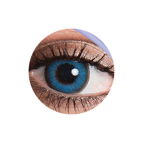 لنز کلیر ویژن رنگ آبی دورمشکی شماره G0822