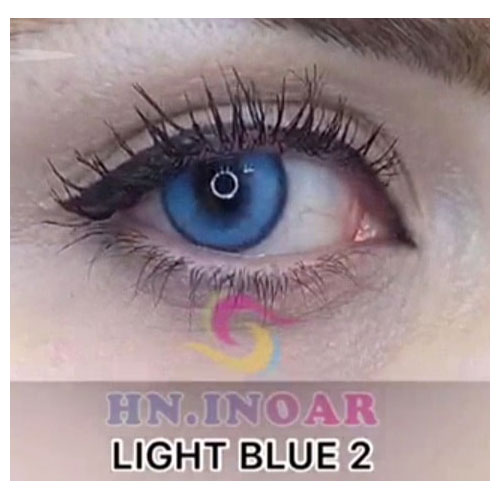 لنز رنگی اینوآر مدل  LIGHT BLUE 2