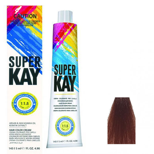 رنگ موی سوپرکی سری رنگ های ترکیبی شماره S50 رنگ دارچینی
