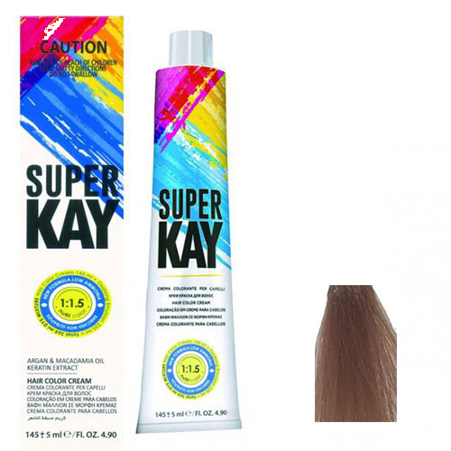 رنگ موی سوپرکی سری رنگ های ترکیبی شماره S100 رنگ بلوند کاپوچینو روشن