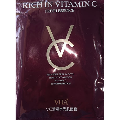 ماسک ورقه ای صورت rich in vitamin c مدل ویتامین سی