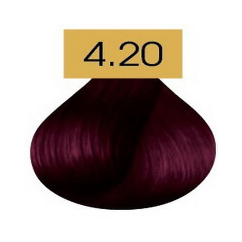 رنگ مو رنوال شماره 4.20 حجم 150 میلی لیتر رنگ شرابی بادمجانی تیره