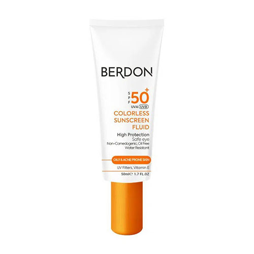 کرم ضد آفتاب بردون BERDON مناسب پوست چرب و آکنه ای حجم 50میل