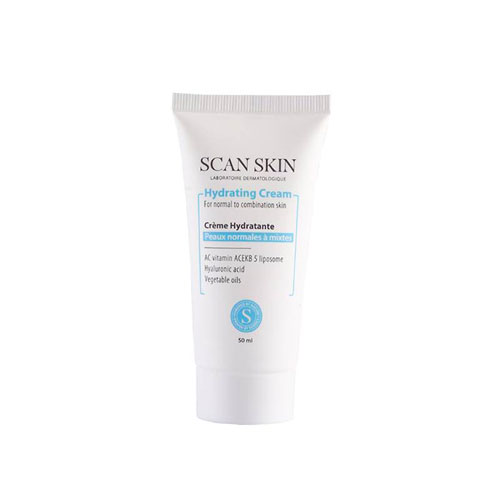 کرم مرطوب کننده و آبرسان اسکن اسکین Scan Skin  مناسب پوست خشک حجم 50 میلی لیتر