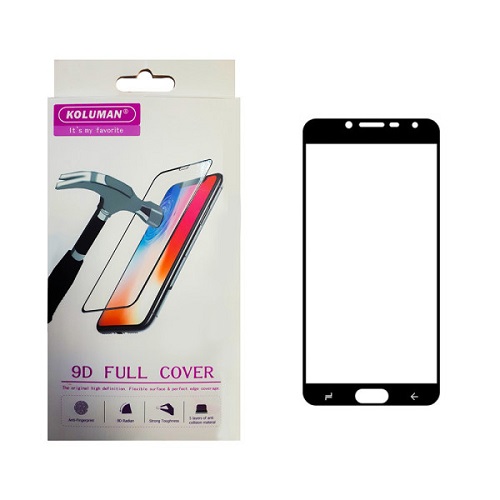محافظ صفحه نمایش 9D کلومن مدل F-C مناسب برای گوشی موبایل سامسونگ Galaxy J4 2018