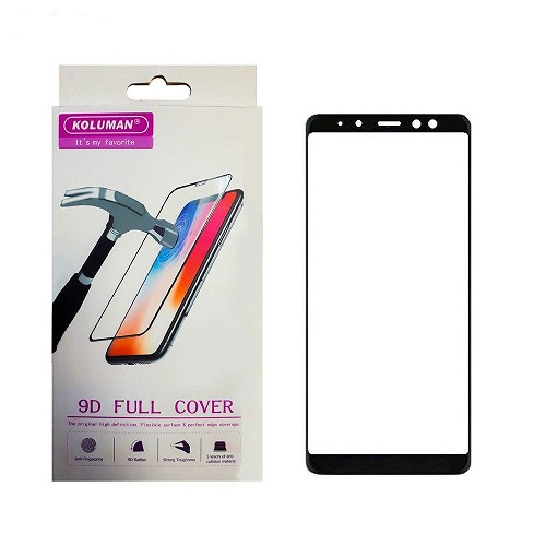 محافظ صفحه نمایش 9D کلومن مدل F-C مناسب برای گوشی موبایل سامسونگ A8 plus 2018