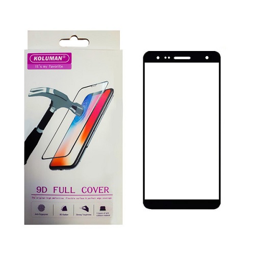 محافظ صفحه نمایش 9D کلومن مدل F-C مناسب برای گوشی موبایل سامسونگ Galaxy J6 plus 2018