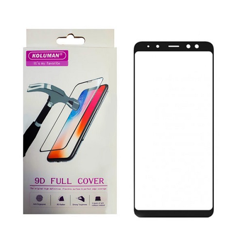 محافظ صفحه نمایش 9D کلومن مدل F-C مناسب برای گوشی موبایل سامسونگ A8 2018/A5 2018
