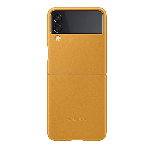 کاور سامسونگ مدل Leather مناسب برای گوشی موبایل سامسونگ Galaxy Z Flip3 5G