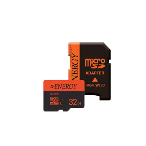 کارت حافظه‌ microSDHC ایکس-انرژی مدل IPM کلاس 10 استاندارد U1 سرعت 80MBps ظرفیت 32 گیگابایت همراه با آداپتور SD