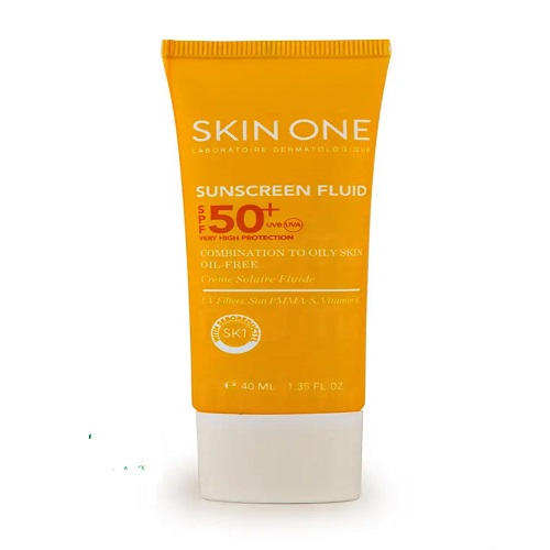 کرم ضد آفتاب بی رنگ اسکین وان برای پوست چرب و مختلط+SPF 50 Skin One High Protection Sunscreen Cream For Oily Skin