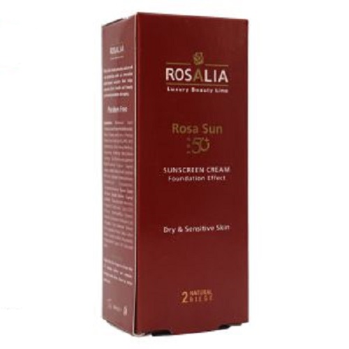 کرم ضد آفتاب رزالیا پوست خشک رنگی Rosa Sun SPF50