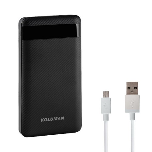شارژر همراه کلومن مدل KP-110 ظرفیت 10000 میلی آمپر ساعت به همراه کابل تبدیل microUSB