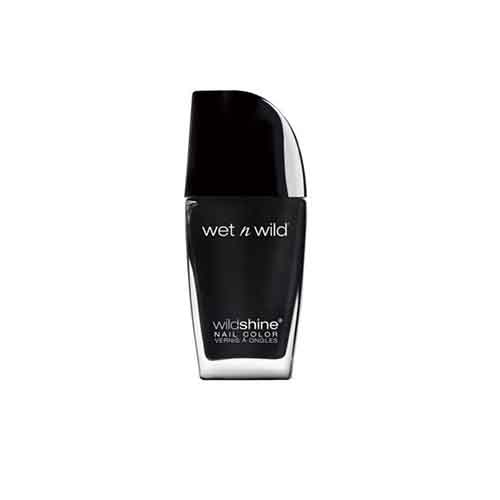 لاک ناخن وایلد شاین وت اند وایلد Wild Shinee  e485d black creme