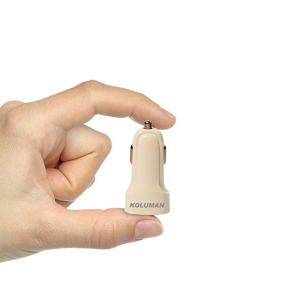 شارژر فندکی کلومن مدل KC-C500 به همراه کابل تبدیل microUSB