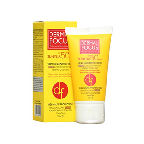 امولسیون ضد آفتاب رنگی سانیلیا پوست چرب