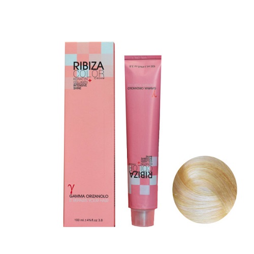 رنگ مو ریبیزا شماره 100 حجم 100 میلی لیتر رنگ بلوند طلایی