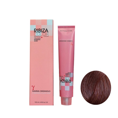 رنگ مو ریبیزا شماره 7.57 حجم 100 میلی لیتر رنگ دارچینی