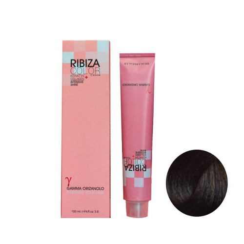 رنگ مو ریبیزا شماره 5.12 حجم 100 میلی لیتر رنگ قهوه ای زیتونی