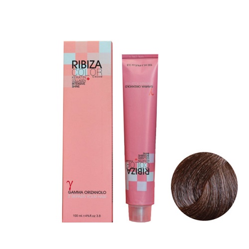 رنگ مو ریبیزا شماره 7.2 حجم 100 میلی لیتر رنگ بلوند طلایی بژ