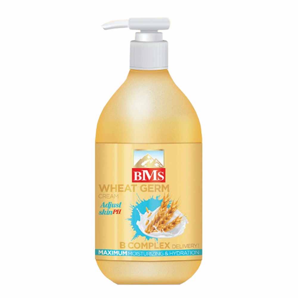کرم مرطوب کننده بی ام اس مدل WHEATGERM حجم 300 میلی لیتر