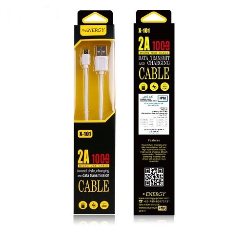 کابل تبدیل USB به microUSB ایکس-انرژی مدل X-101 طول 1 متر