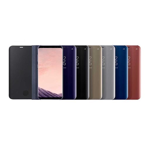 کیف کلاسوری سامسونگ مدل Clear View Standing مناسب برای گوشی موبایل Galaxy S8 Plus