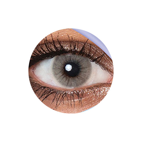 لنز کلیر ویژن رنگ طوسی بژ بدون دور شماره U592