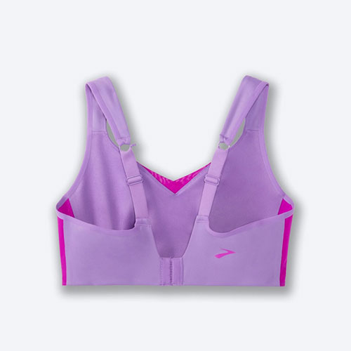 نیم تنه ورزشی بروکس Brooks Convertible bra اورجینال رنگ یاسی