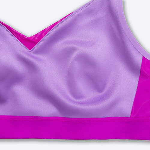 نیم تنه ورزشی بروکس Brooks Convertible bra اورجینال رنگ یاسی