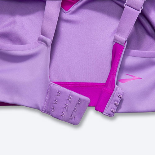 نیم تنه ورزشی بروکس Brooks Convertible bra اورجینال رنگ یاسی