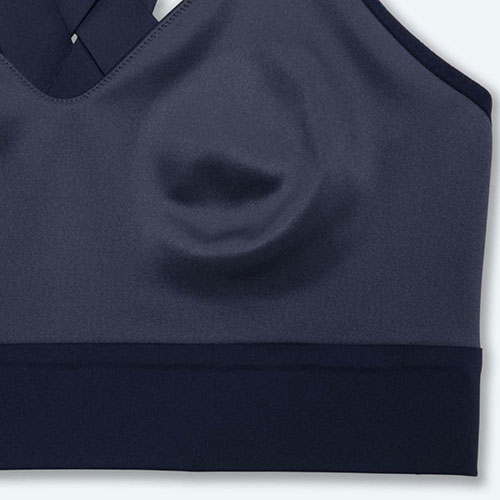 نیم تنه ورزشی بروکس Brooks Interlace bra اورجینال رنگ سرمه ایی