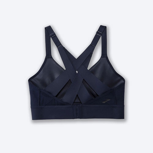 نیم تنه ورزشی بروکس Brooks Interlace bra اورجینال رنگ سرمه ایی