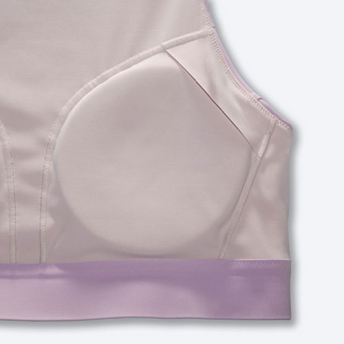 نیم تنه ورزشی بروکس Brooks 3 Pocket Run bra اورجینال رنگ صورتی