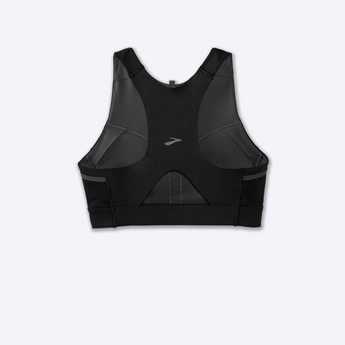 نیم تنه ورزشی بروکس Brooks 3 Pocket Run bra اورجینال رنگ مشکی