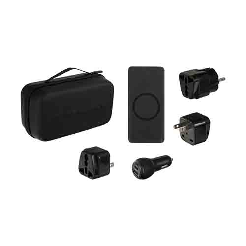 شارژر همراه پاورولوجی مدل PPBCHA02 ظرفیت 10000 میلی آمپر ساعت به همراه شارژر دیواری و فندکی