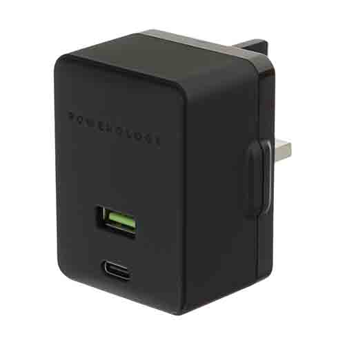 شارژر همراه پاورولوجی مدل PPBCHA02 ظرفیت 10000 میلی آمپر ساعت به همراه شارژر دیواری و فندکی