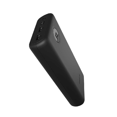 پاور بانک فست شارژ 30000 میلی آمپر پاورولوژی مدل PPBCHA07-BK 45W بهمراه کابل تایپ سی به تایپ سی بطول 1 متر