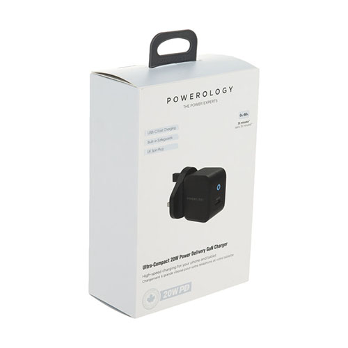 شارژر دیواری پاورولوجی مدل P20WGNBK