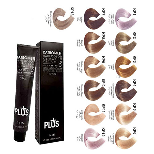 رنگ مو کاترومر سری حرفه ای شماره KP13 حجم 100 میلی لیتر رنگ قهوه ای قارچی