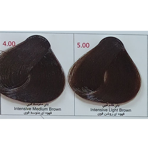 رنگ مو پادینا سری طبیعی قوی شماره 4.00 حجم 100 میلی لیتر رنگ قهوه ای متوسط قوی