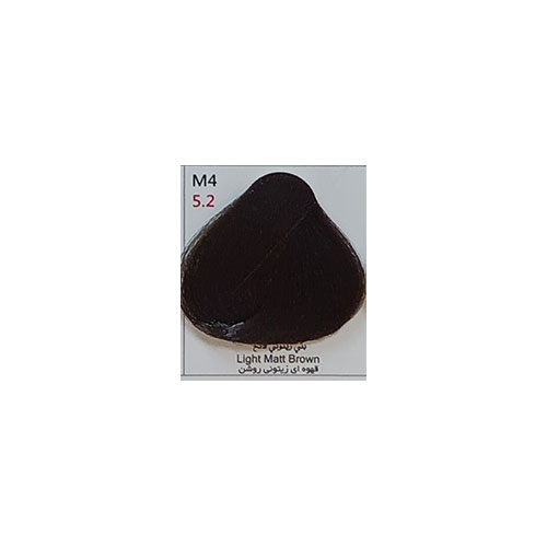 رنگ مو پادینا سری زیتونی شماره M4 حجم 100 میلی لیتر رنگ قهوه ای زیتونی روشن