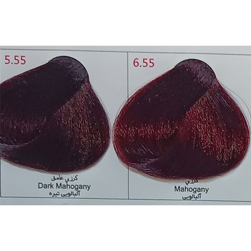 رنگ مو پادینا سری آلبالویی شماره 5.55 حجم 100 میلی لیتر رنگ آلبالویی تیره