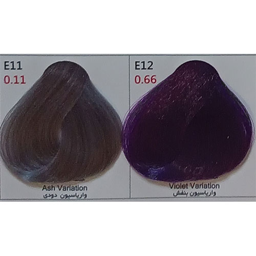 رنگ مو پادینا سری واریاسون شماره 0.11 حجم 15 میلی لیتر رنگ واریاسون دودی