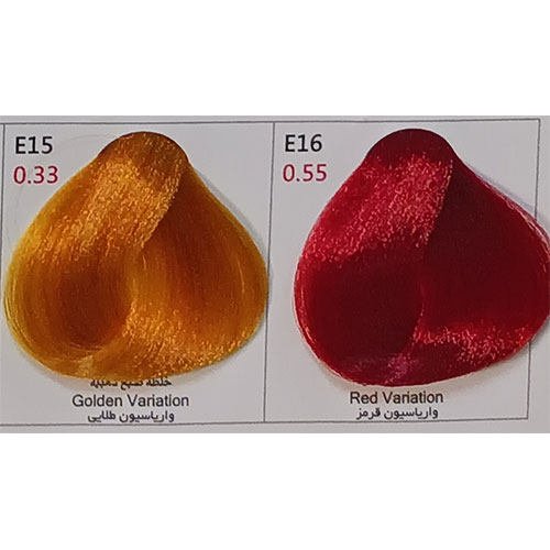 رنگ مو پادینا سری واریاسون شماره 0.33 حجم 100 میلی لیتر رنگ واریاسون طلایی