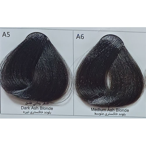 رنگ مو پادینا سری خاکستری شماره A6 حجم 100 میلی لیتر رنگ بلوند خاکستری متوسط