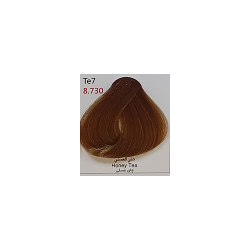 رنگ مو پادینا سری چایی شماره Te7 حجم 100 میلی لیتر رنگ چای عسلی